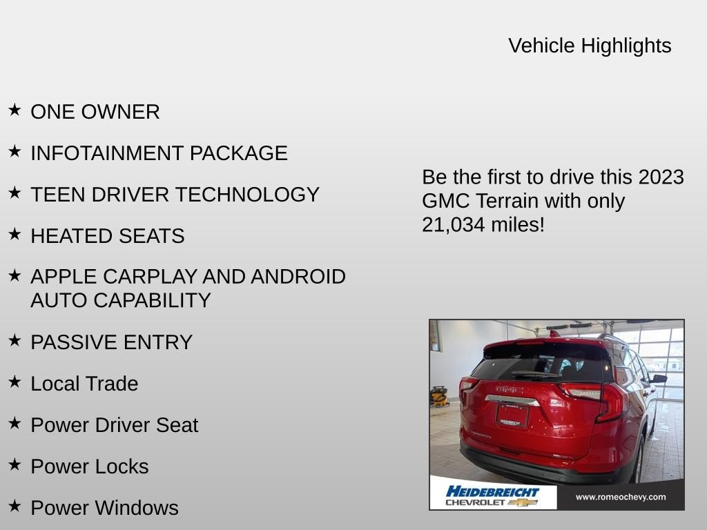 2023 GMC Terrain SLE