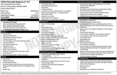 2026 Chevrolet Equinox LT