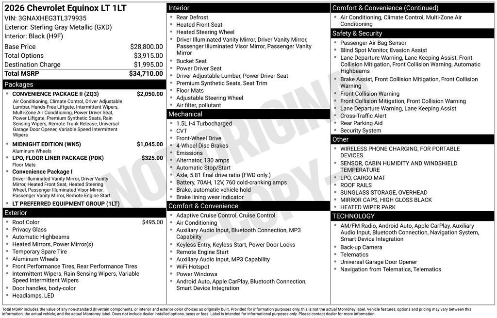 2026 Chevrolet Equinox LT