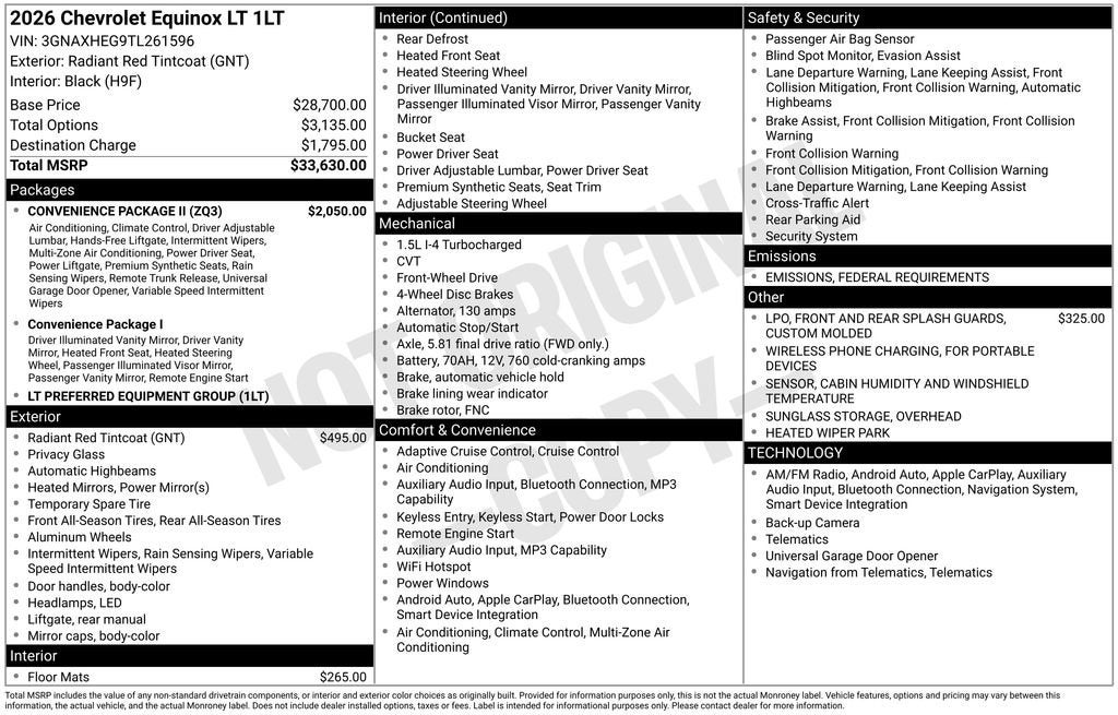 2026 Chevrolet Equinox LT