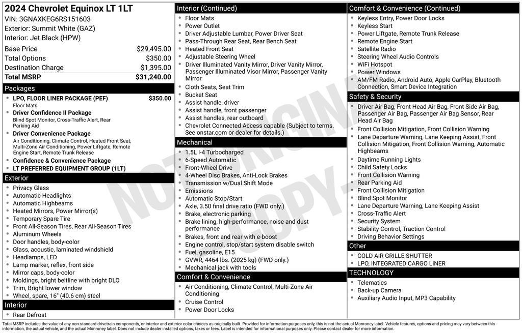 2024 Chevrolet Equinox LT