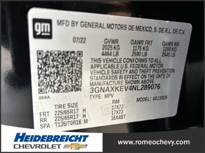 2022 Chevrolet Equinox LT