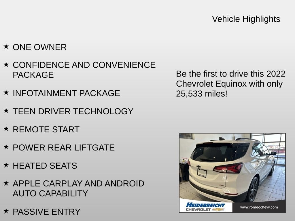 2022 Chevrolet Equinox RS