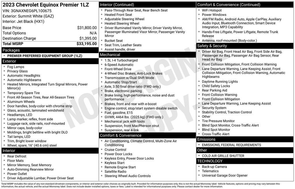 2023 Chevrolet Equinox Premier
