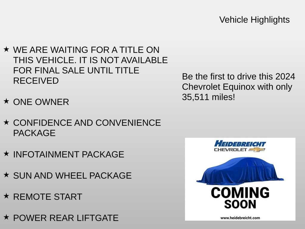 2024 Chevrolet Equinox LT