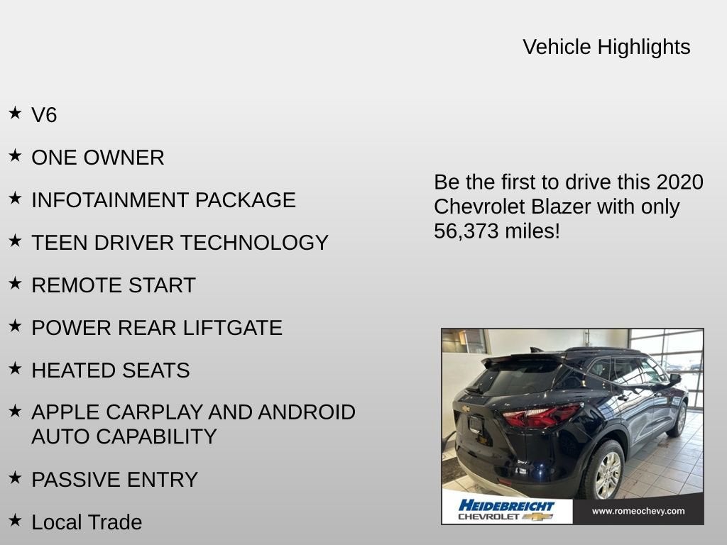 2020 Chevrolet Blazer 2LT