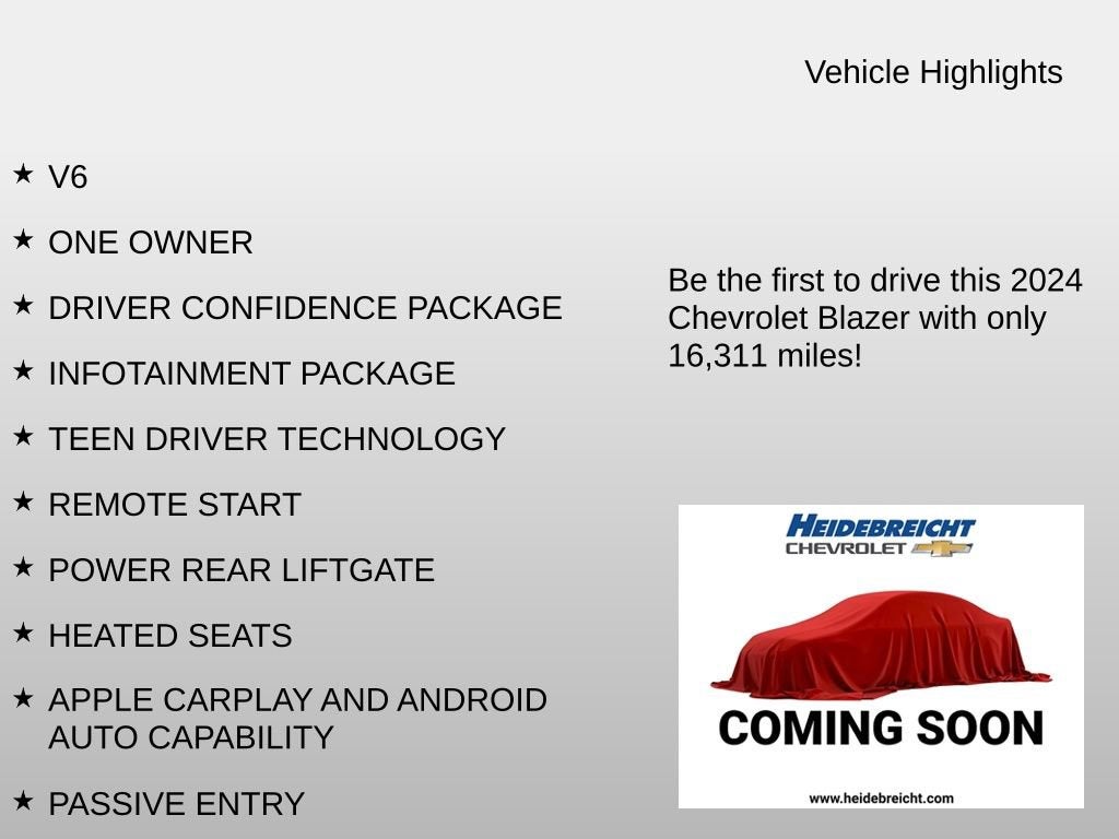 2024 Chevrolet Blazer 3LT