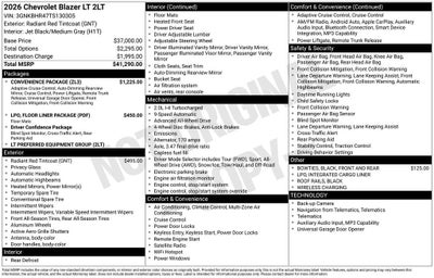 2026 Chevrolet Blazer 2LT