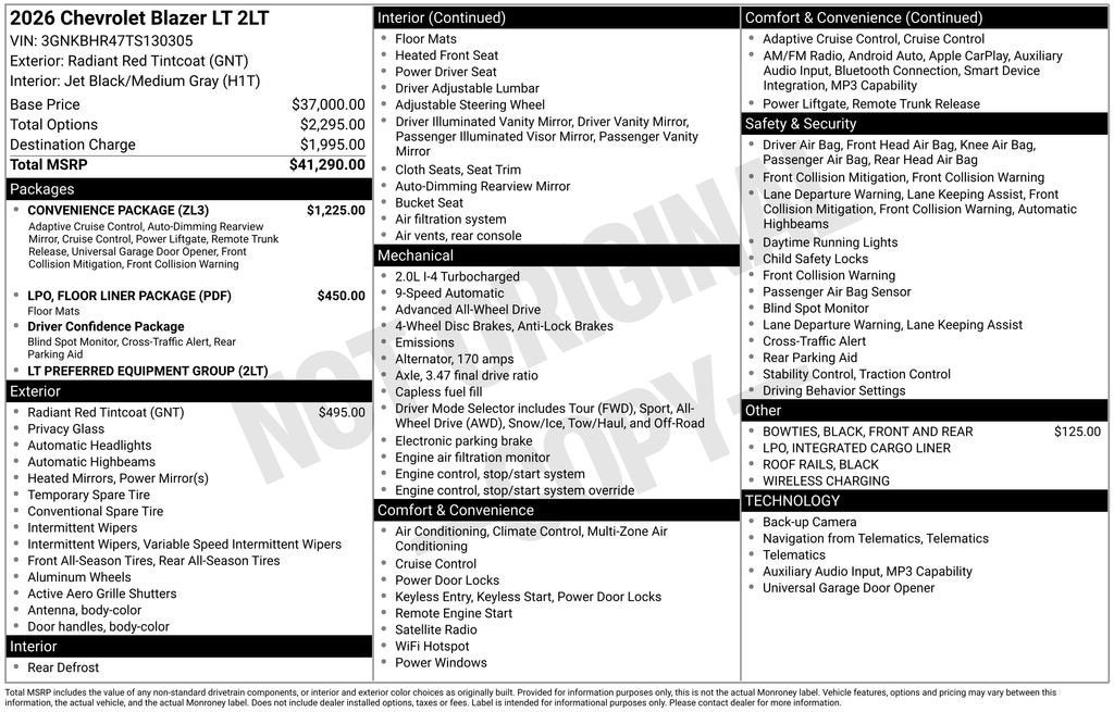 2026 Chevrolet Blazer 2LT