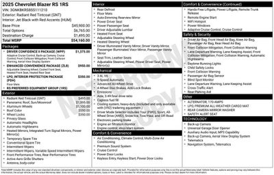 2025 Chevrolet Blazer RS