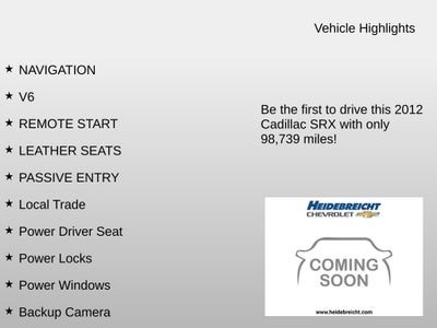 2012 Cadillac SRX Luxury Collection