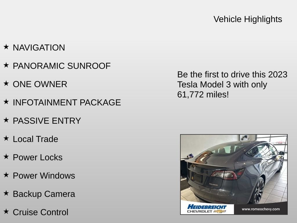 2023 Tesla Model 3 Performance