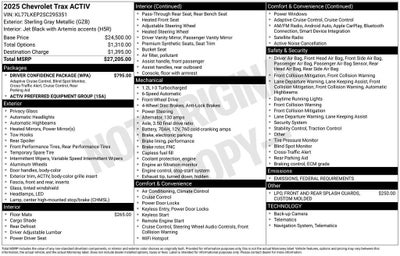 2025 Chevrolet Trax ACTIV