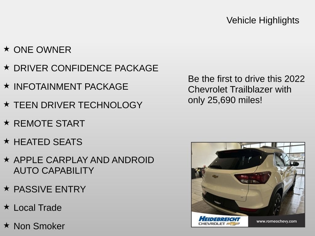 2022 Chevrolet Trailblazer LT