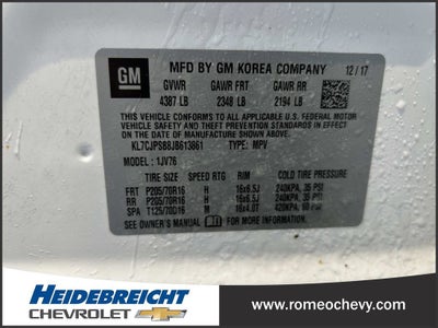 2018 Chevrolet Trax LT