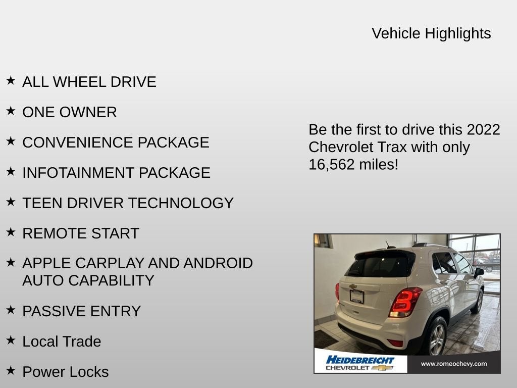 2022 Chevrolet Trax LT