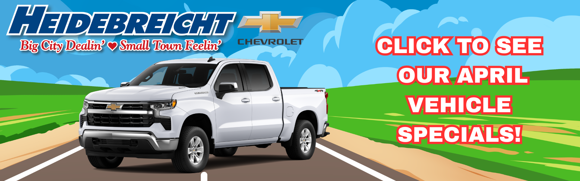 Check Out Our April 2026 Vehicle Specials!