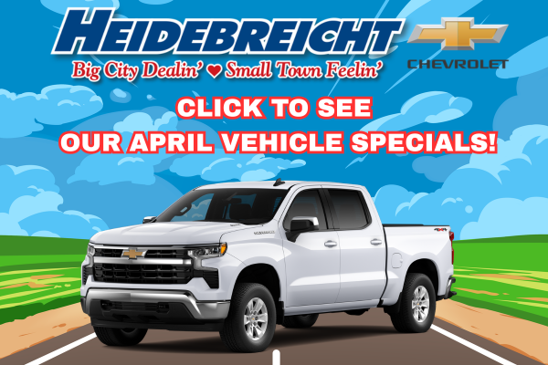 Check Out Our April 2026 Vehicle Specials!