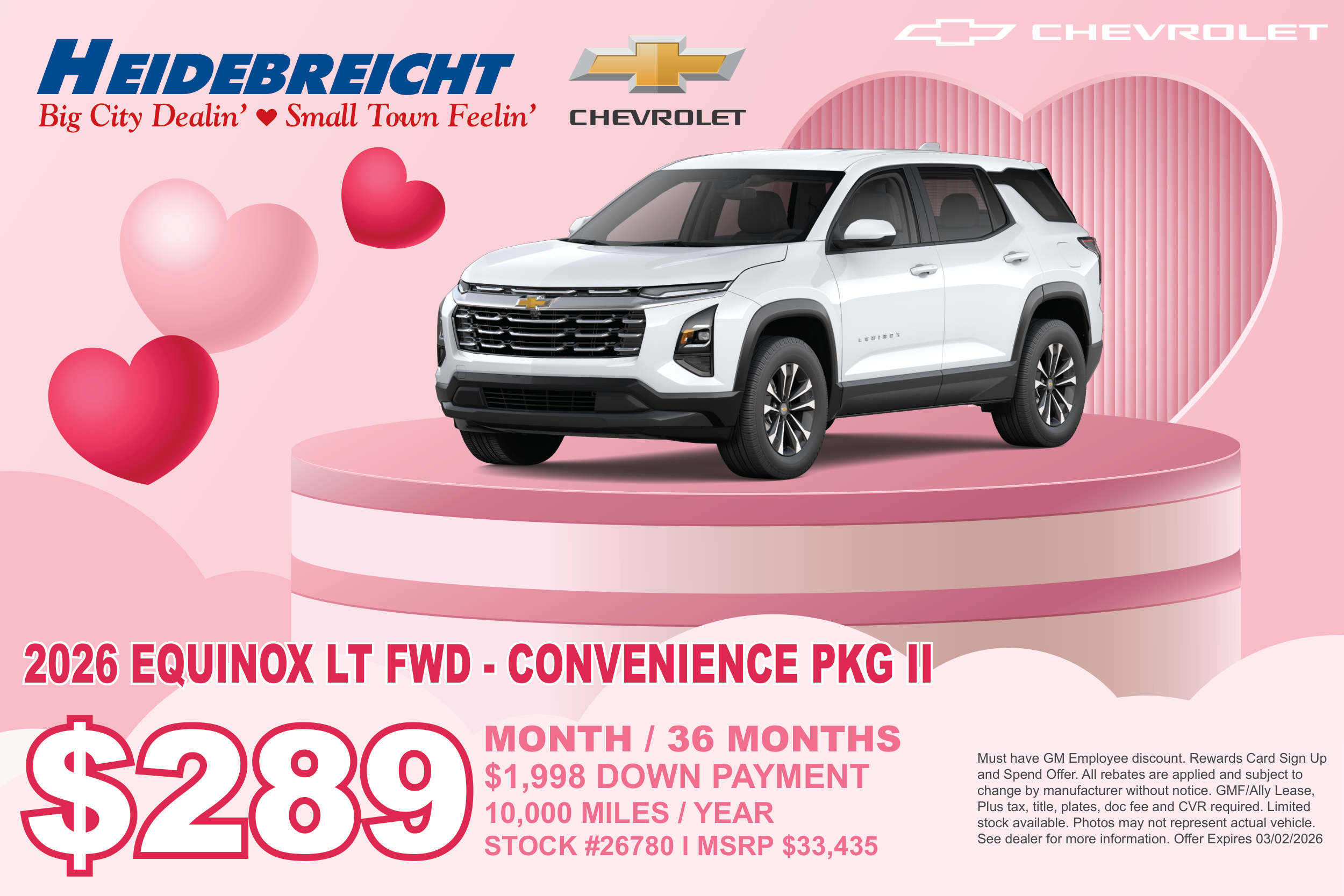 2026 Chevy Equinox LT FWD