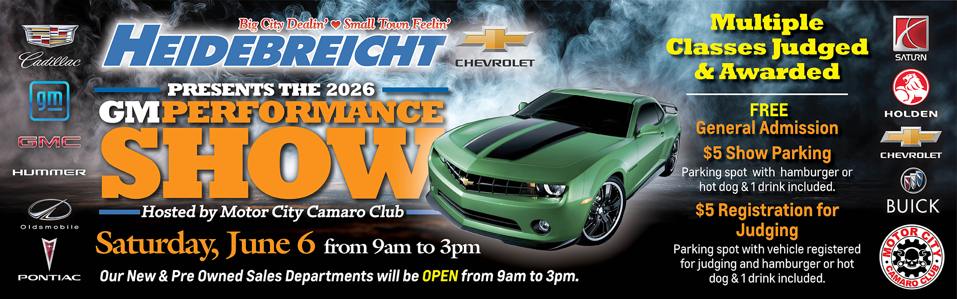 2026 GM Performance Show at Heidebreicht Chevrolet!