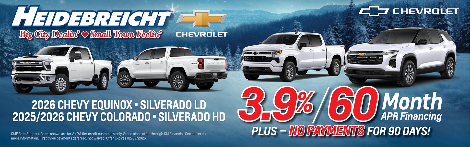 Finance Special! 3.9% MO/60 MO on Select Vehicles! See Disc.