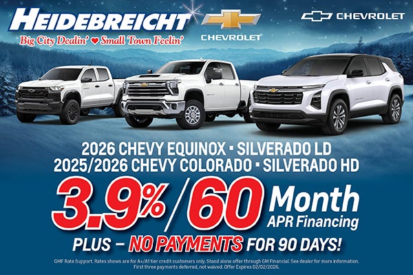 26 Equinox, 26 Silverado LD, 25/26 Colorado, 25/26 Silverado HD