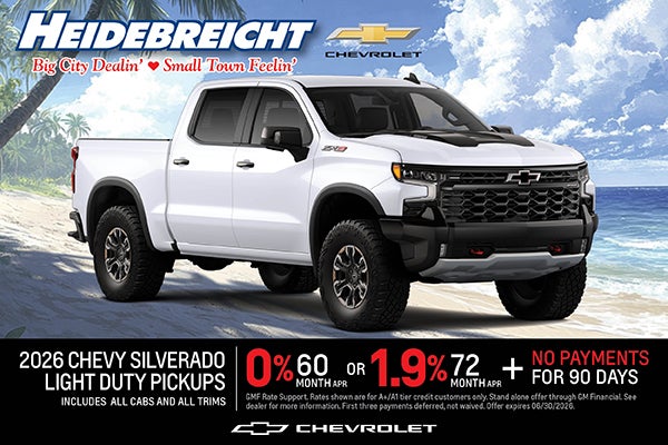 2026 Silverado LD - ALL CABS & ALL TRIMS