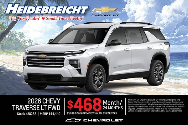 2026 Traverse LT FWD