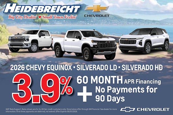 2026 Silverado LD, Silverado HD, & Equinox