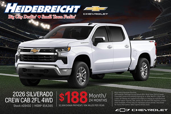 2026 Silverado Crew 2FL 4WD