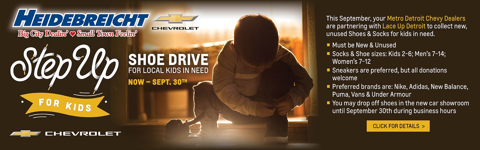 Step Up For Kids Shoe Drive