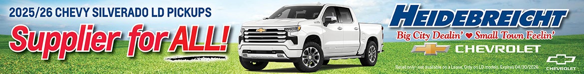 2025/26 CHEVY SILVERADO LD PICKUPS