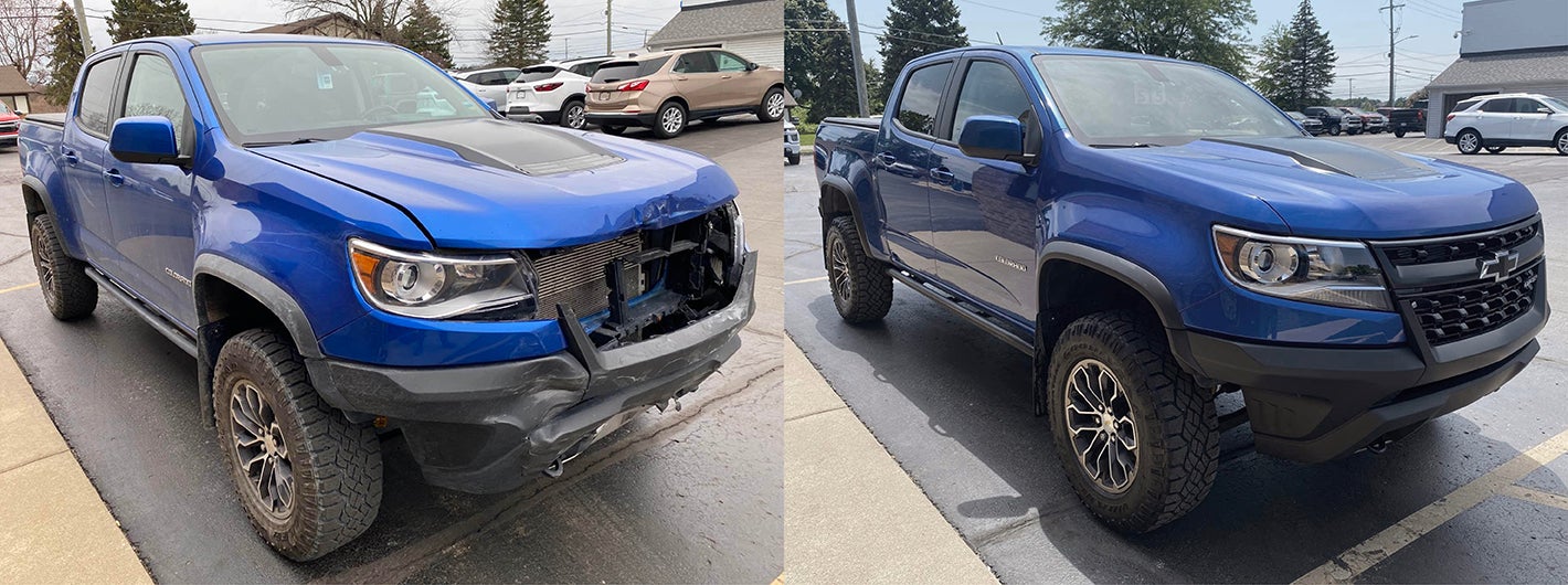 Heidebreicht Chevrolet Body Shop Before & Afters