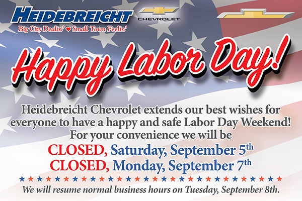 CLosed Labor Day