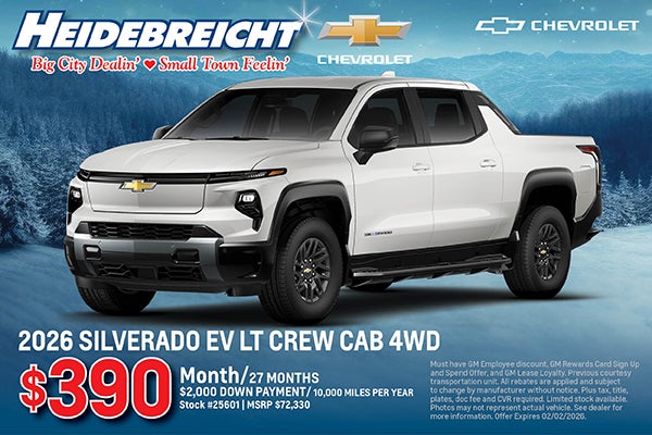 2026 Silverado EV LT Crew 4WD