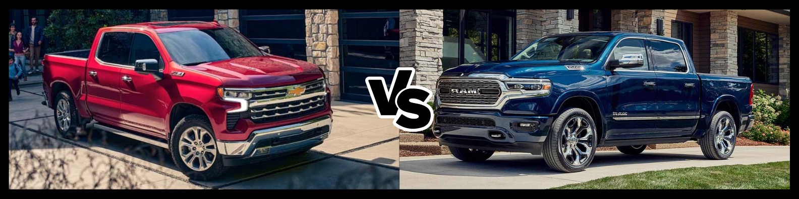 2023 Chevrolet Silverado 1500 vs 2023 Ram 1500