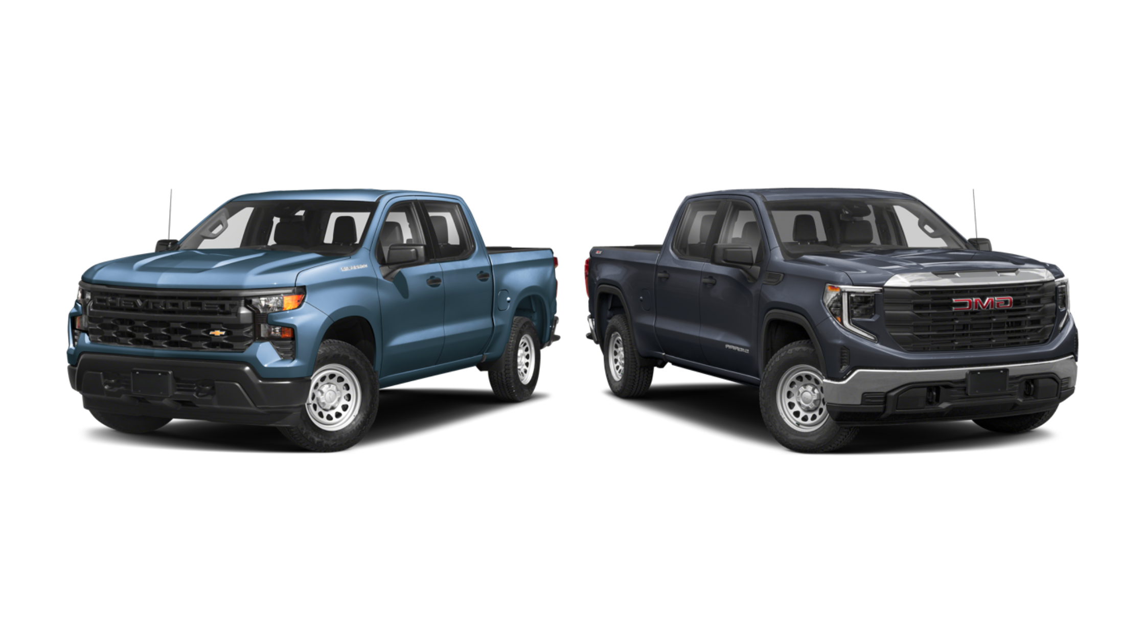 2025 Chevy Silverado 1500 vs 2025 GMC Sierra 1500